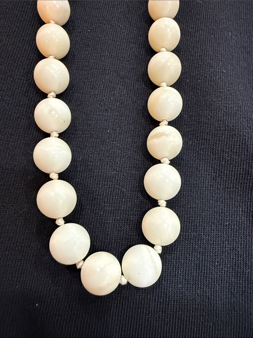 White Jade Beads